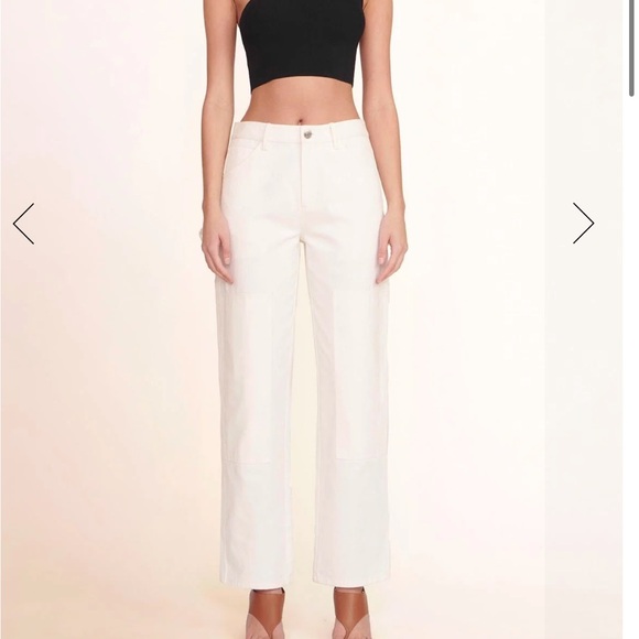 Staud white painter pants - Picture 3 of 5